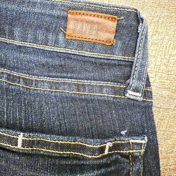 ✨ PAIGE Kylie Crop Jeans Women’s Size 30 – Dark Wash Stretch Denim - Picture 6 of 10